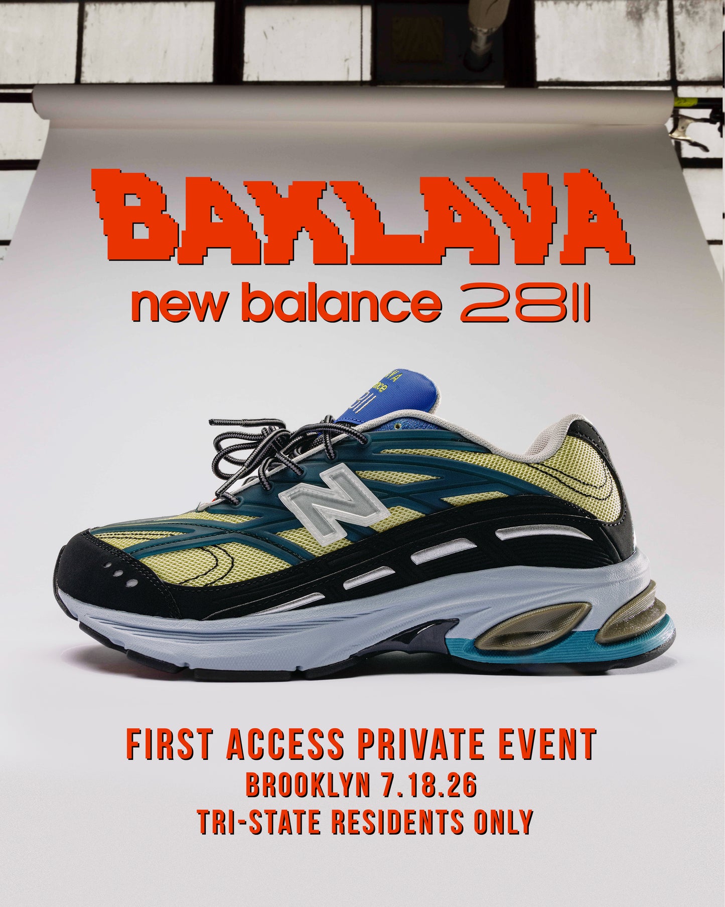 BAKLAVA x NEW BALANCE 2811 "MIKROCPSKE" (EVENT TICKET)