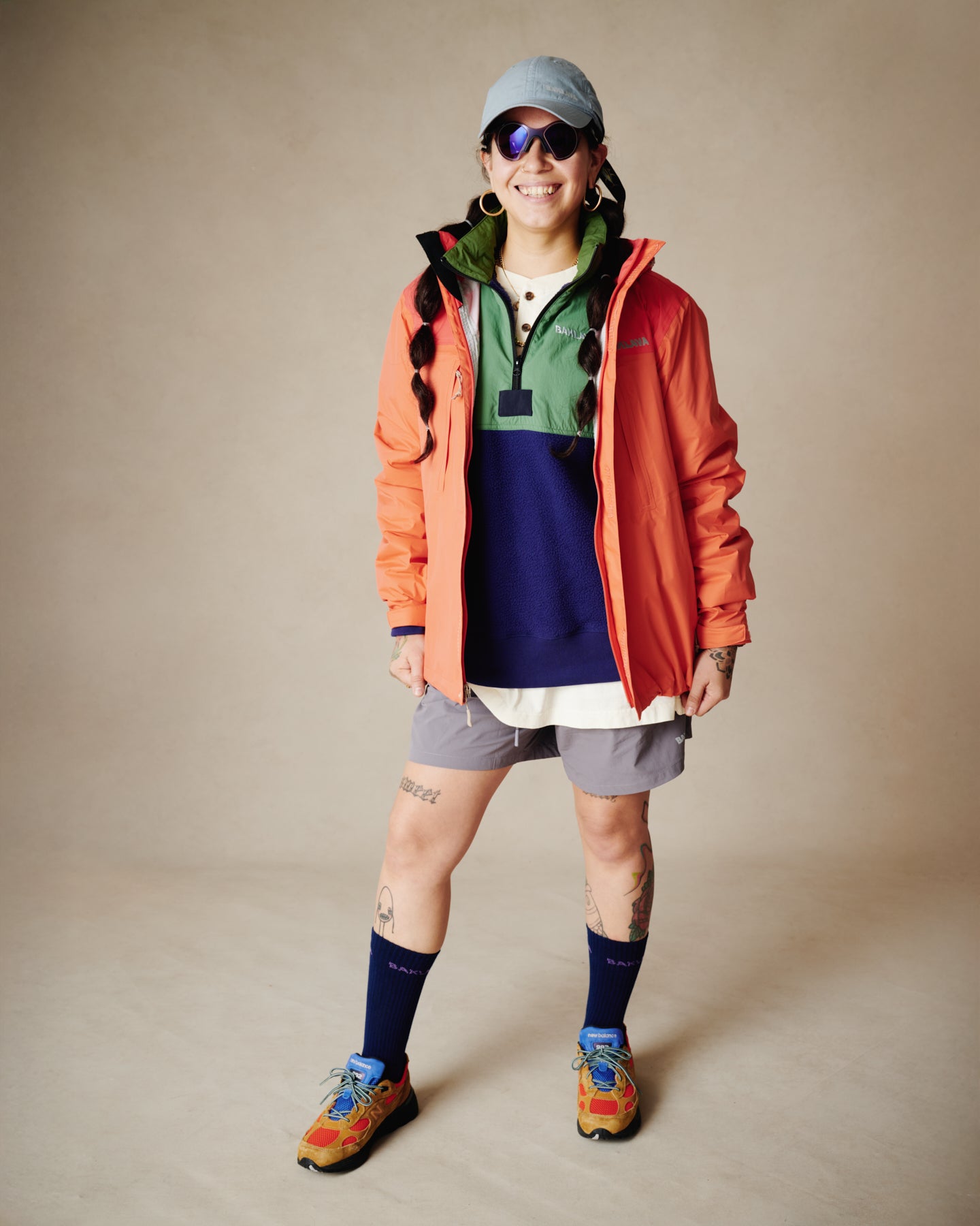 BAKLAVA SHELL JACKET (CORAL/ORANGE)