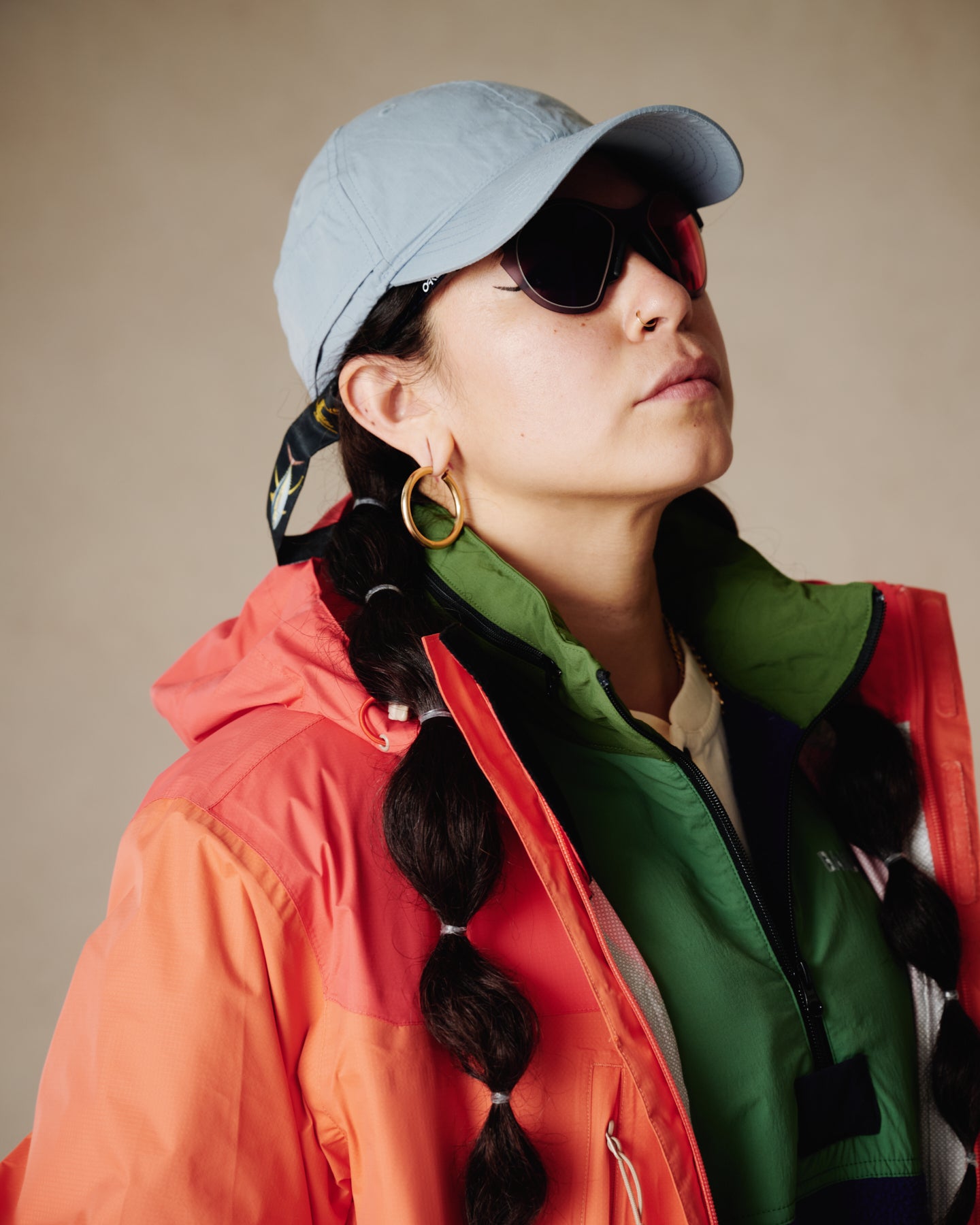 BAKLAVA SHELL JACKET (CORAL/ORANGE)