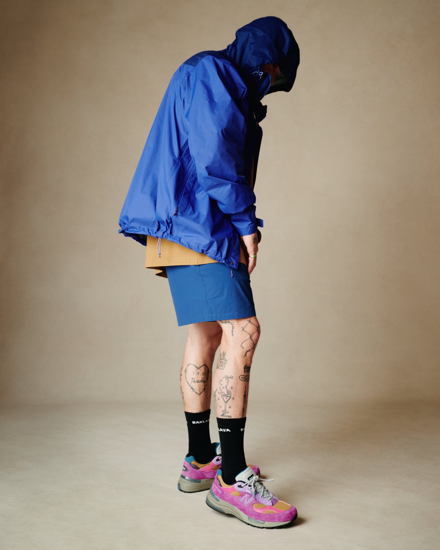 BAKLAVA SHELL JACKET (ROYAL/NAVY)