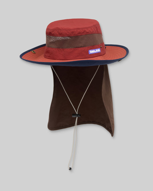BAKLAVA FISHING HAT (BRICK/NAVY/BROWN)