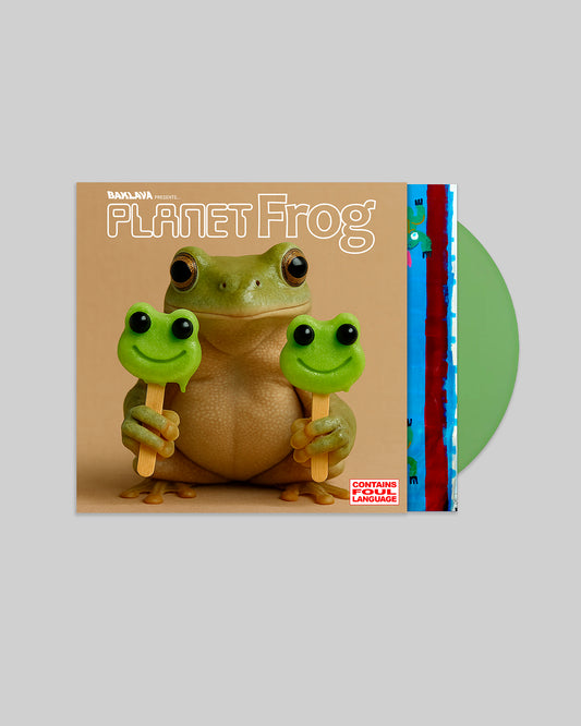 "PLANET FROG" VINYL LP (GREEN GLOW IN THE DARK)