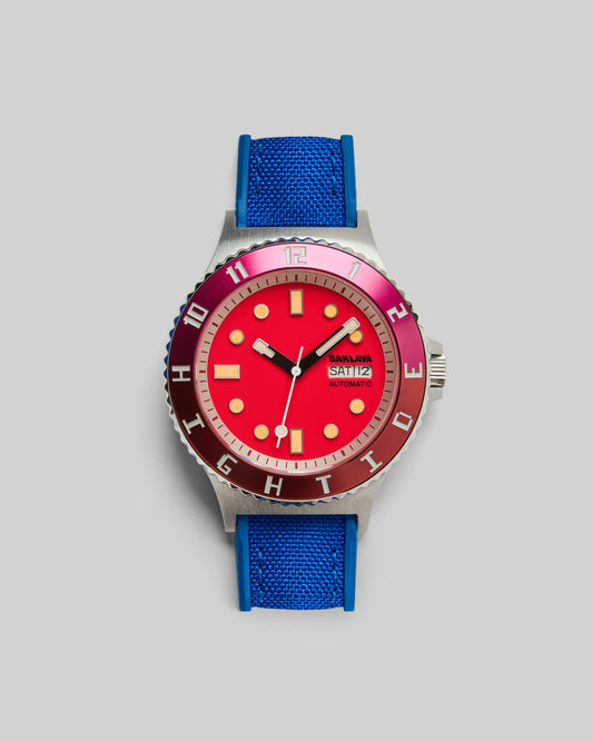 BAKLAVA HIGH TIDE DIVE WATCH "CRANBERRY CLUB"